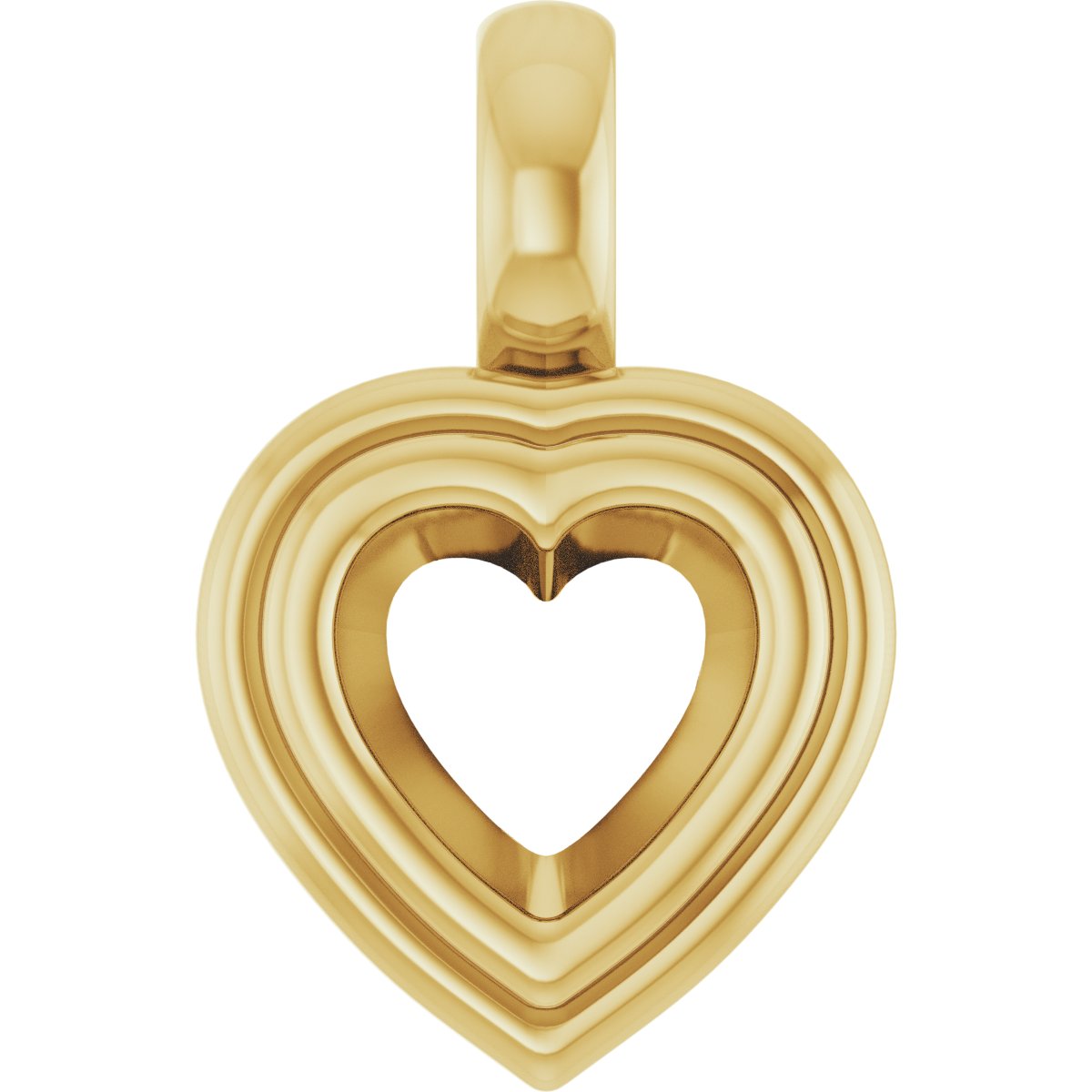 Bezel-Set Solitaire Charm/Pendant