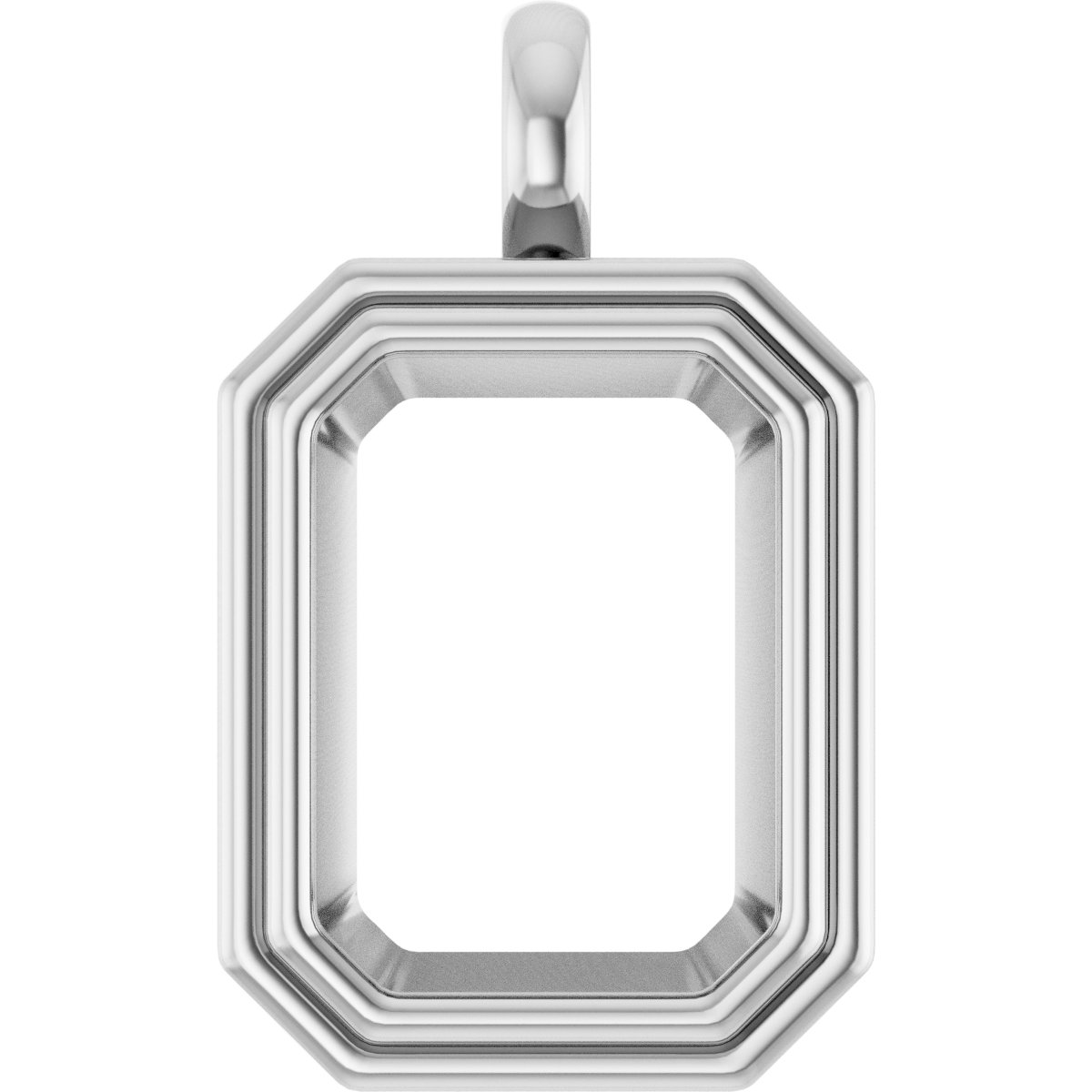 Bezel-Set Solitaire Charm/Pendant