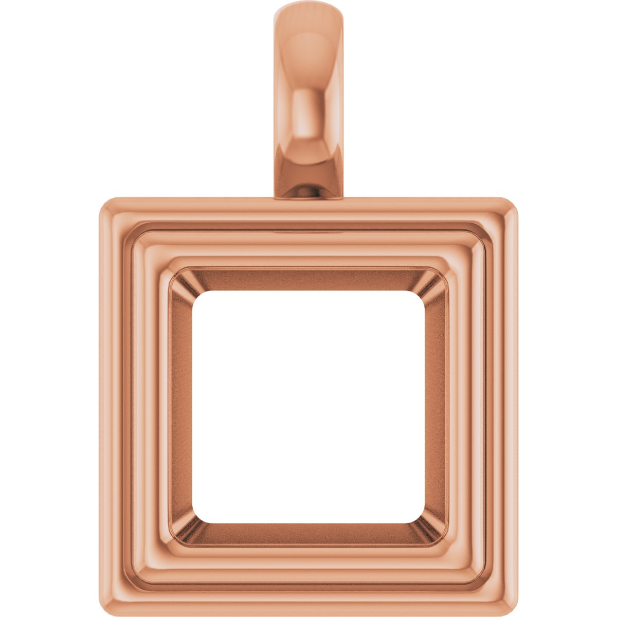 Bezel-Set Solitaire Charm/Pendant