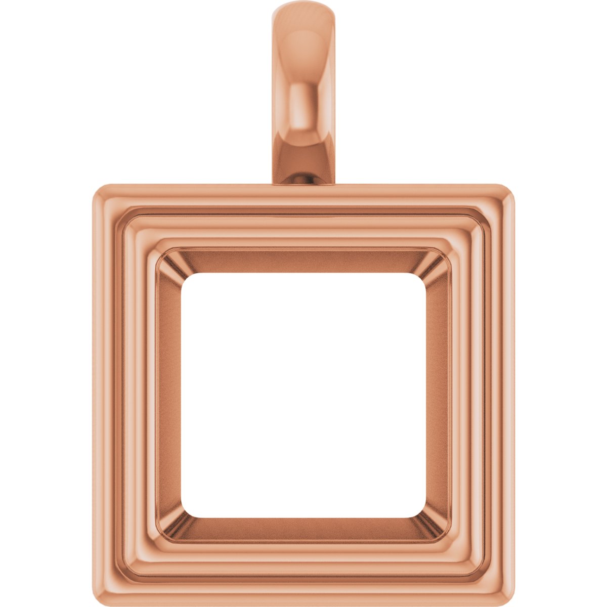 Bezel-Set Solitaire Charm/Pendant