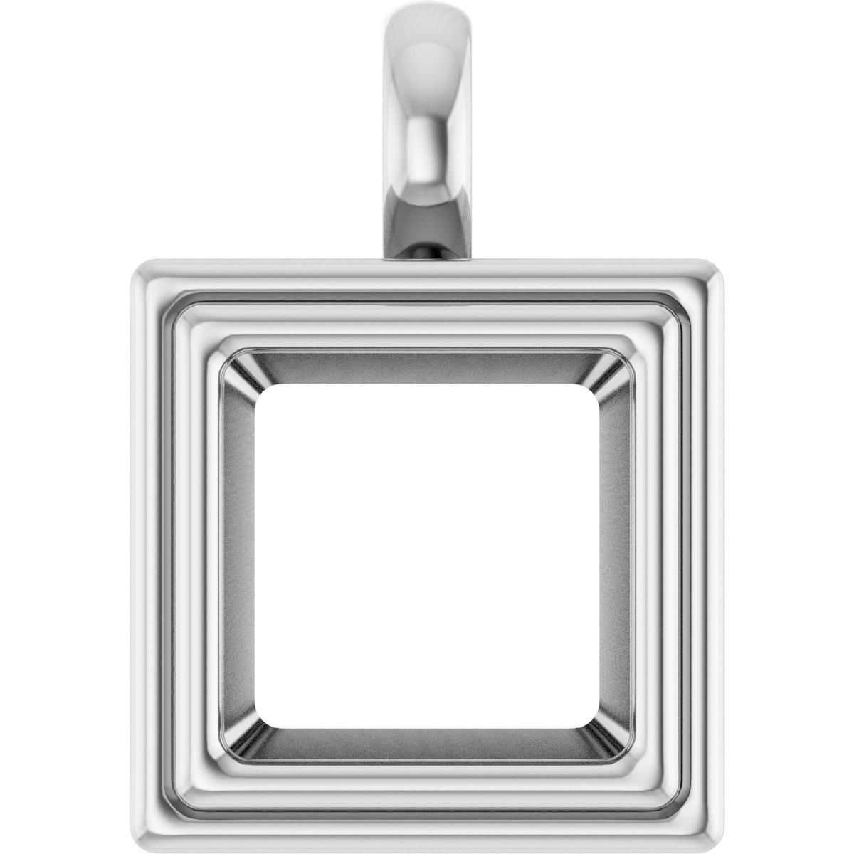 Bezel-Set Solitaire Charm/Pendant