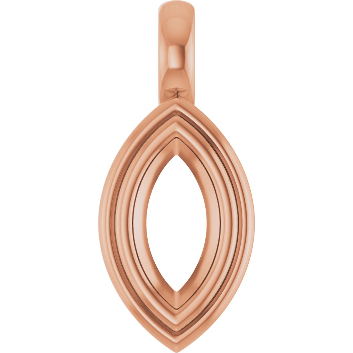 Bezel-Set Solitaire Charm/Pendant