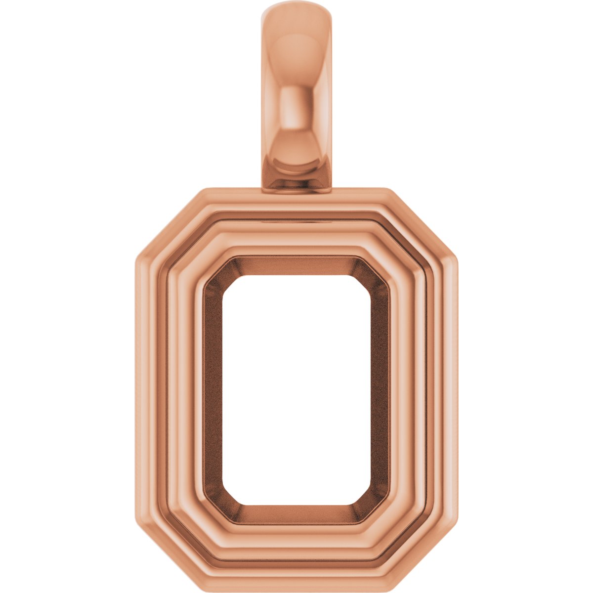 Bezel-Set Solitaire Charm/Pendant