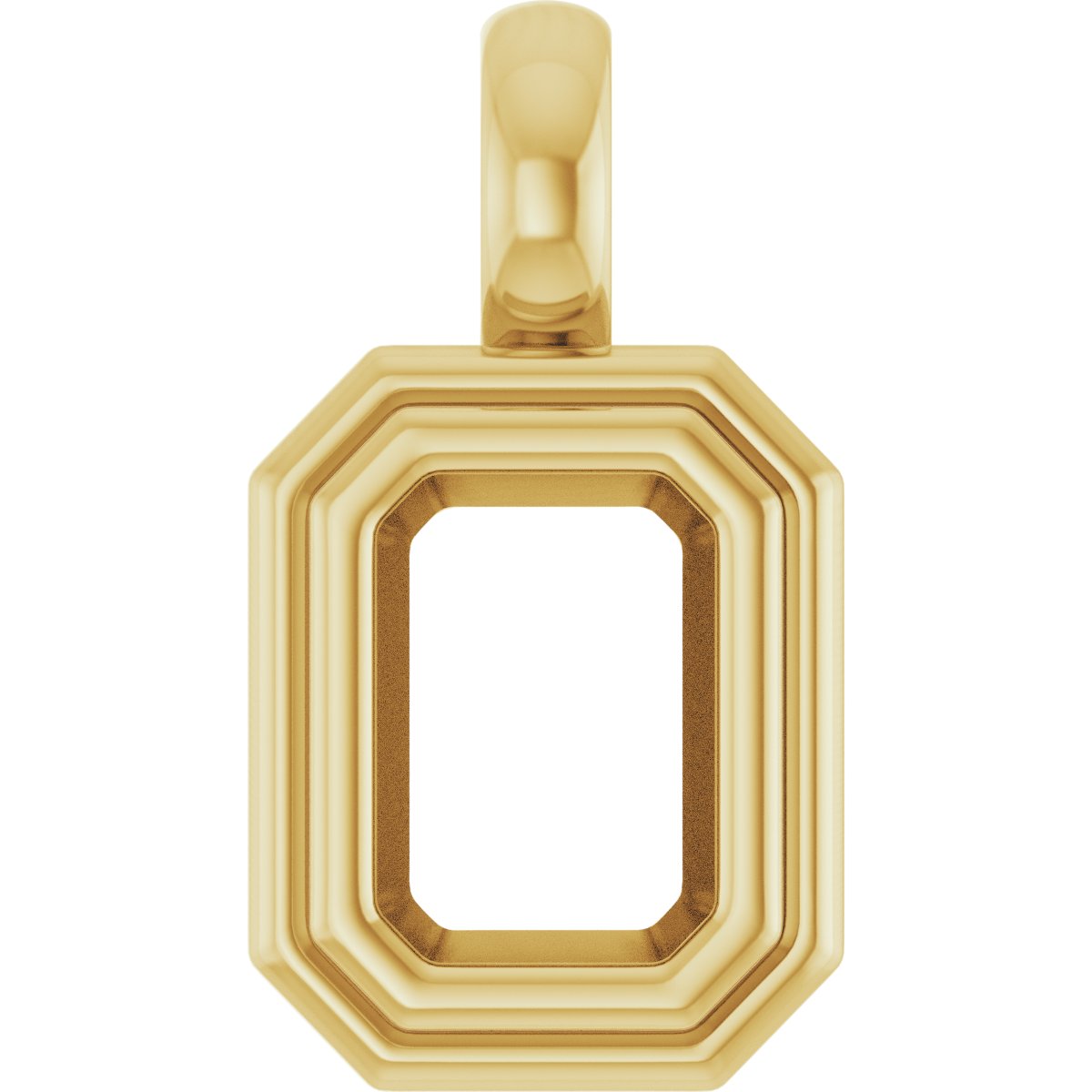 Bezel-Set Solitaire Charm/Pendant