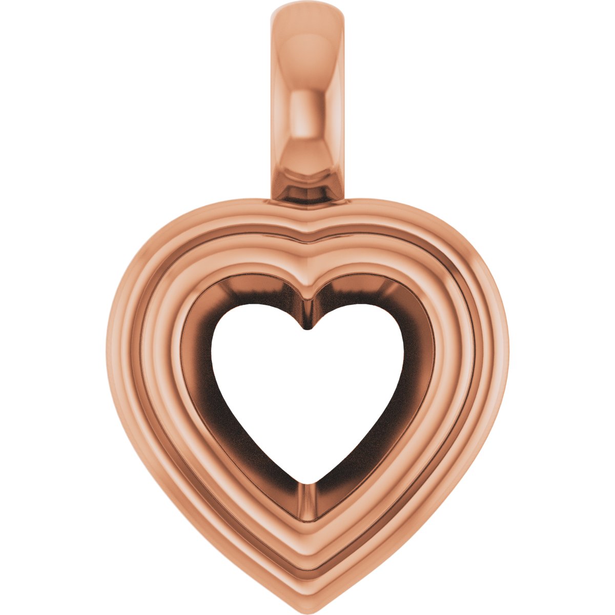 Bezel-Set Solitaire Charm/Pendant