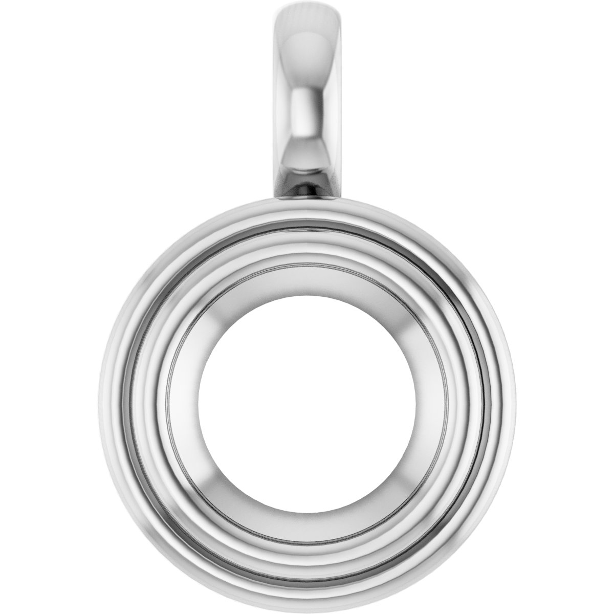Bezel-Set Solitaire Charm/Pendant