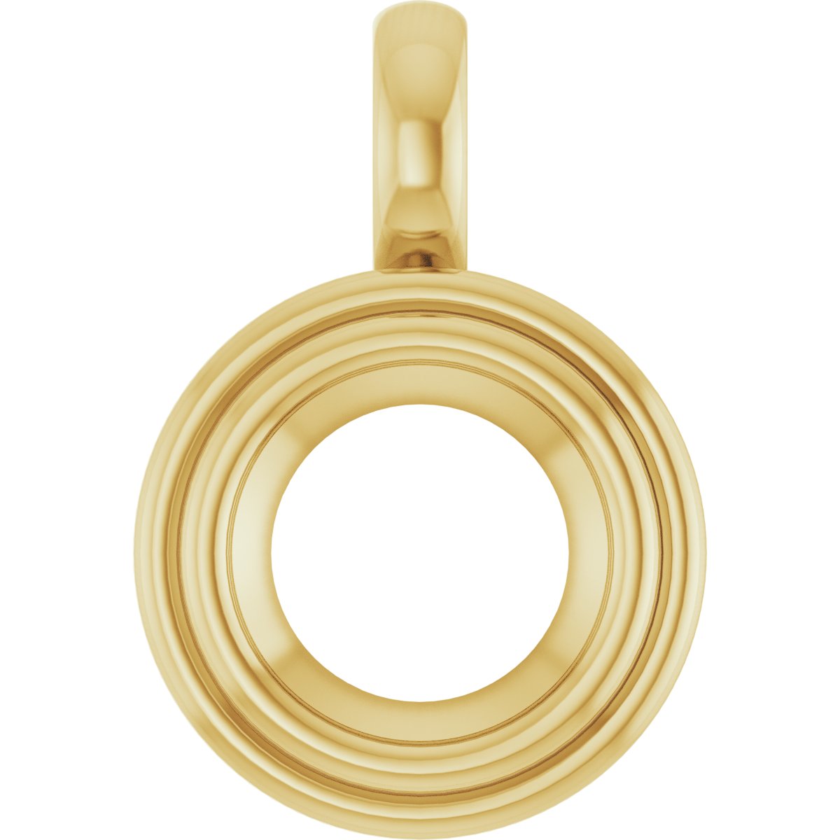 Bezel-Set Solitaire Charm/Pendant
