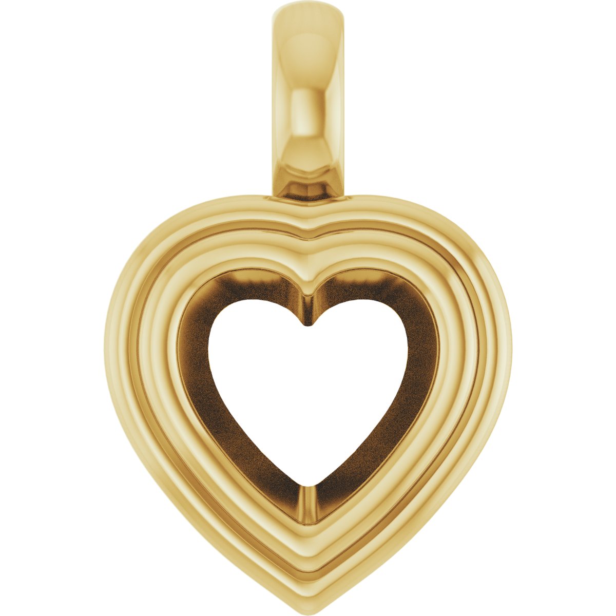 Bezel-Set Solitaire Charm/Pendant