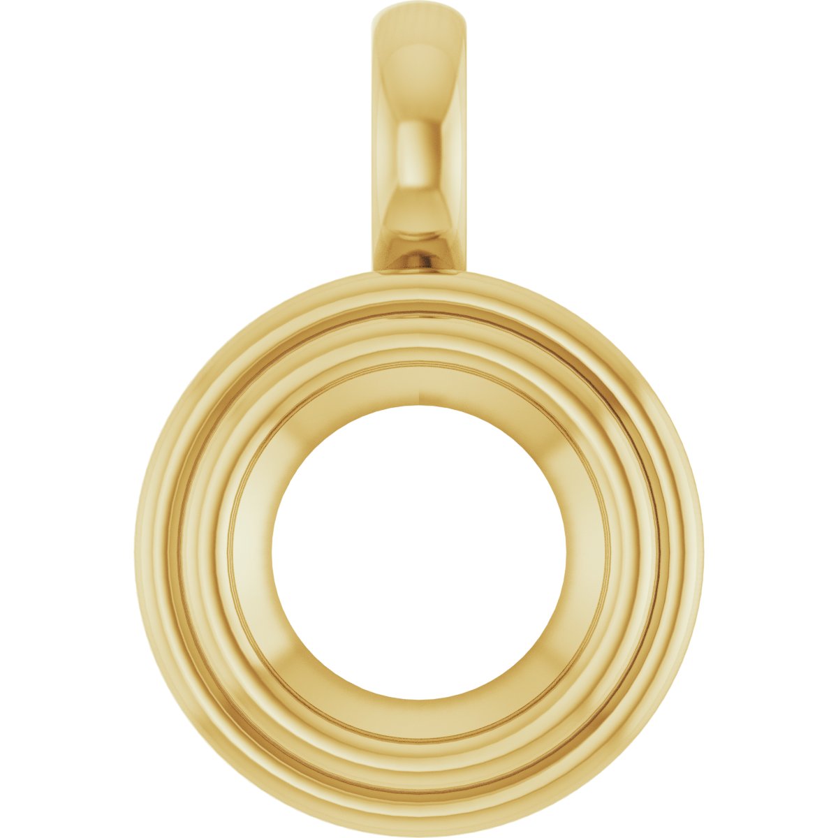 Bezel-Set Solitaire Charm/Pendant