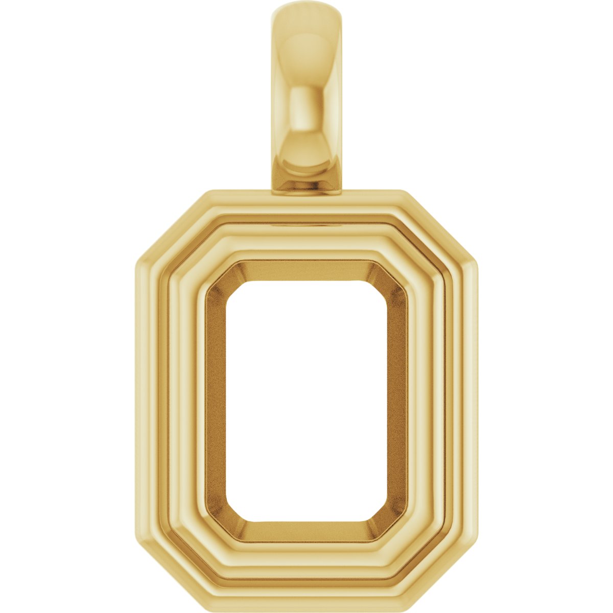Bezel-Set Solitaire Charm/Pendant