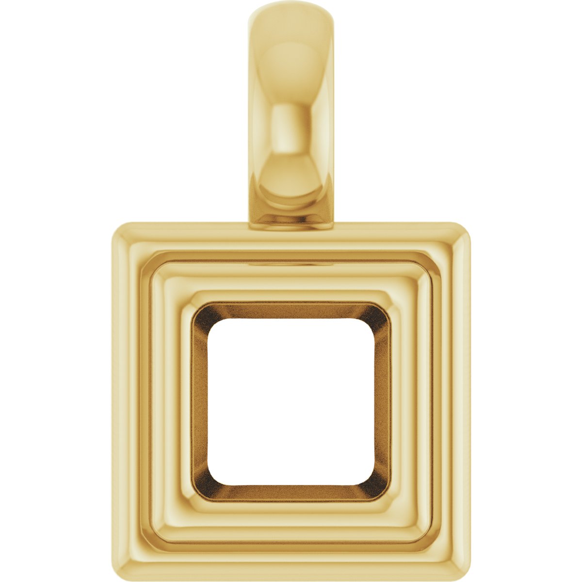 Bezel-Set Solitaire Charm/Pendant