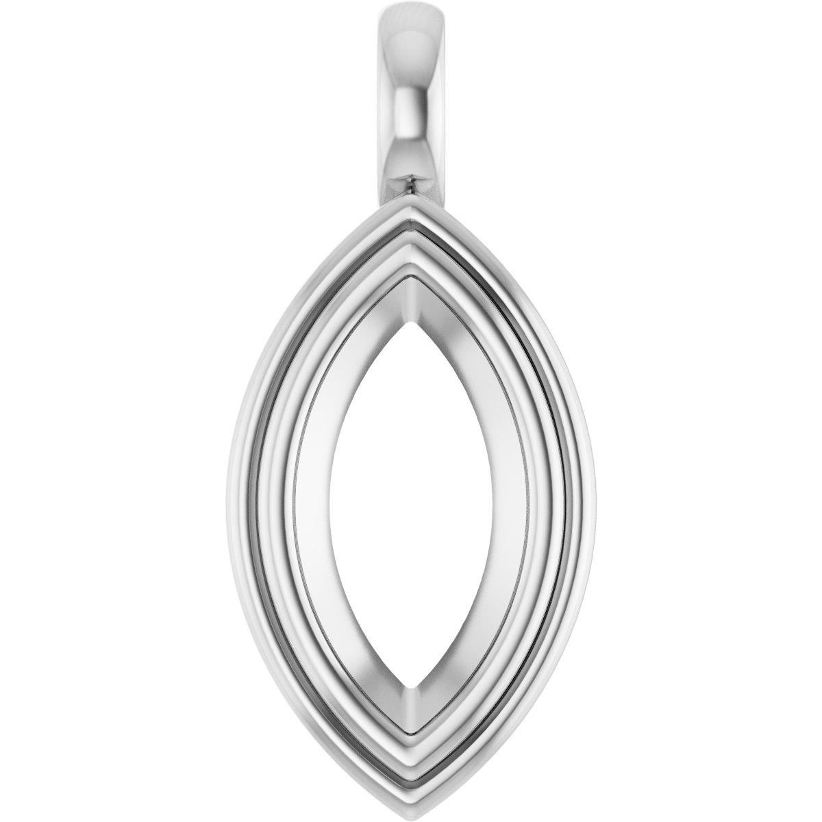 Bezel-Set Solitaire Charm/Pendant