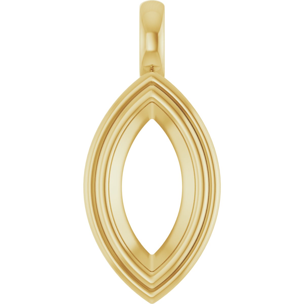 Bezel-Set Solitaire Charm/Pendant