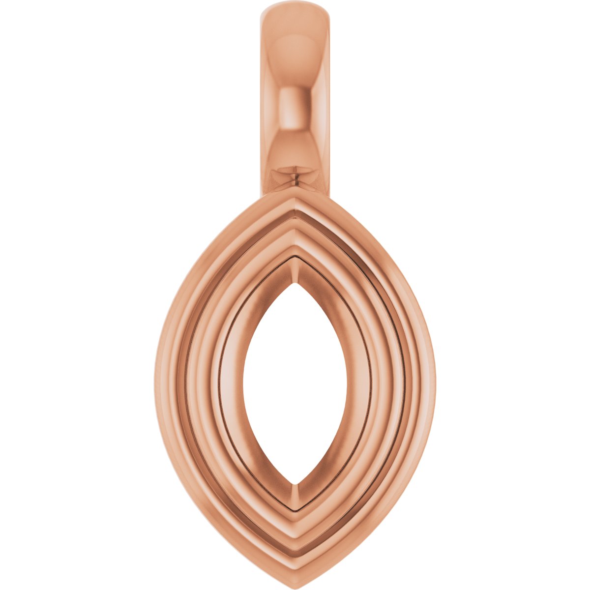 Bezel-Set Solitaire Charm/Pendant