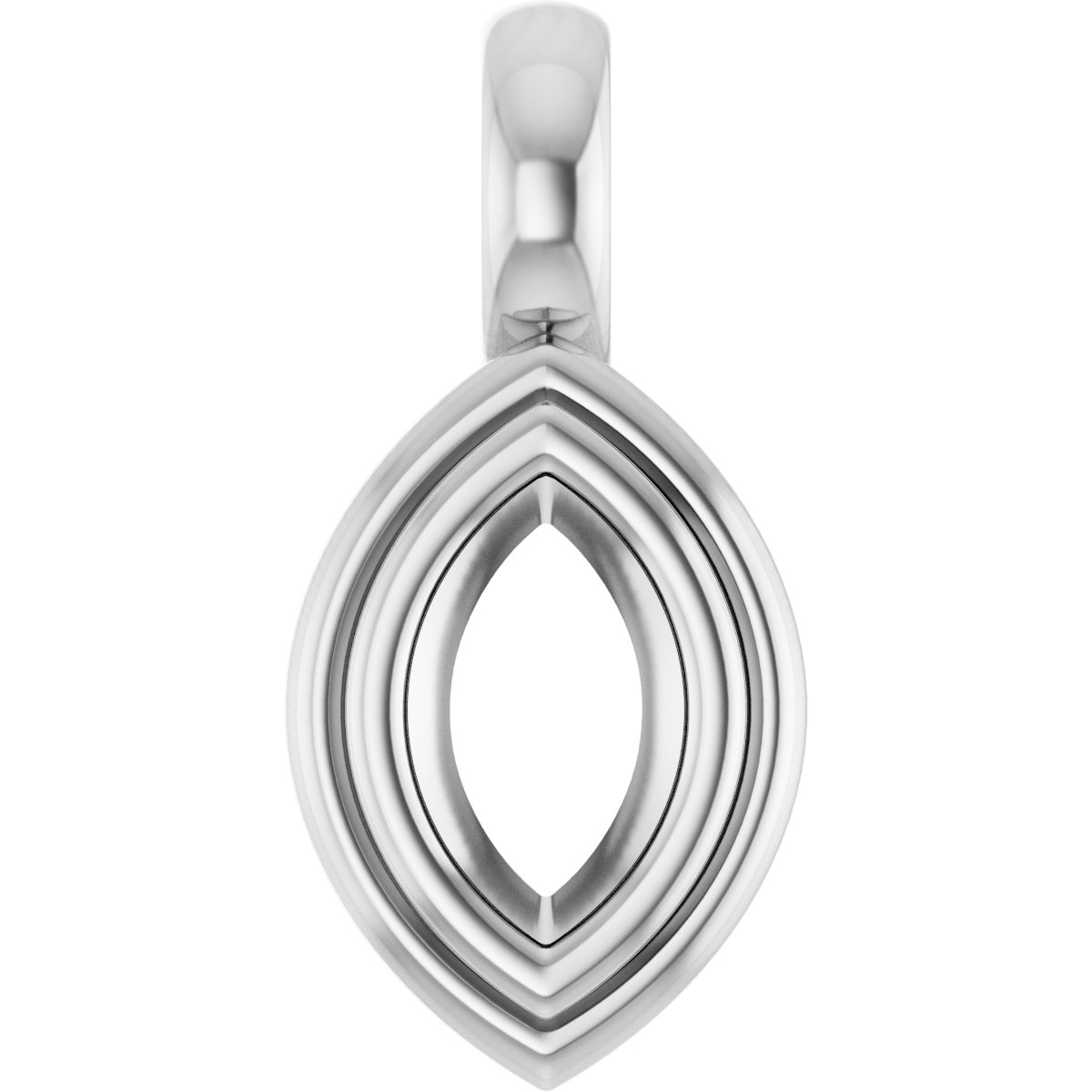 Bezel-Set Solitaire Charm/Pendant