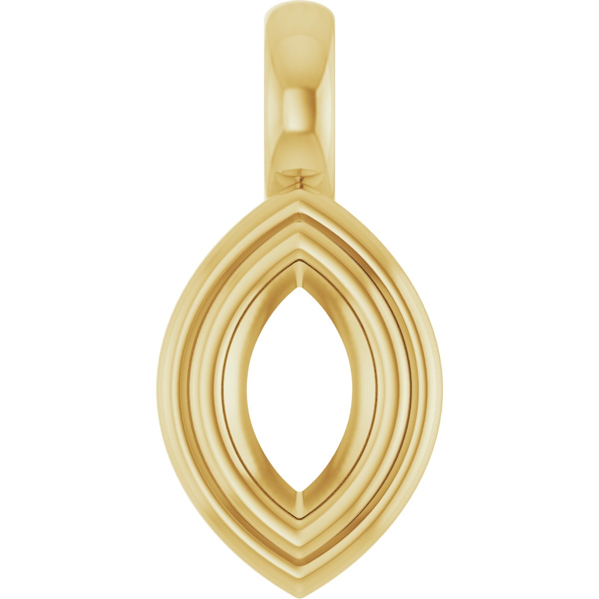 Bezel-Set Solitaire Charm/Pendant