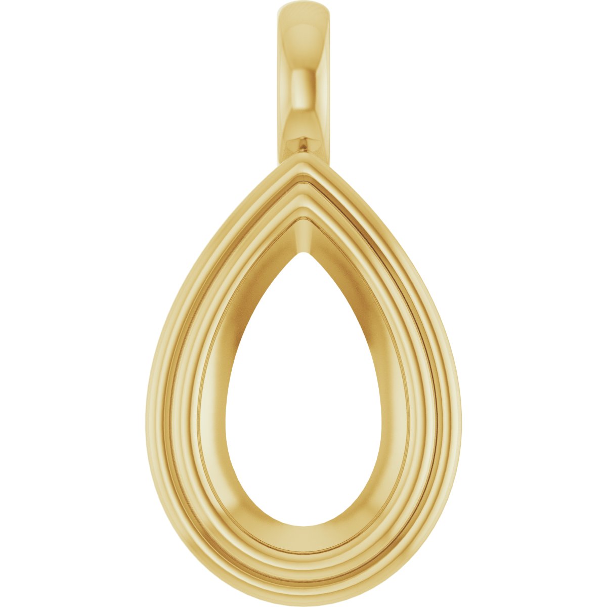 Bezel-Set Solitaire Charm/Pendant