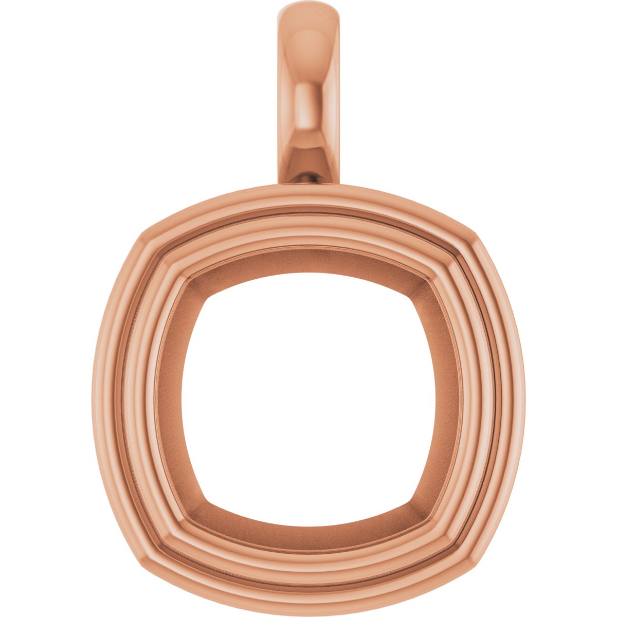Bezel-Set Solitaire Charm/Pendant