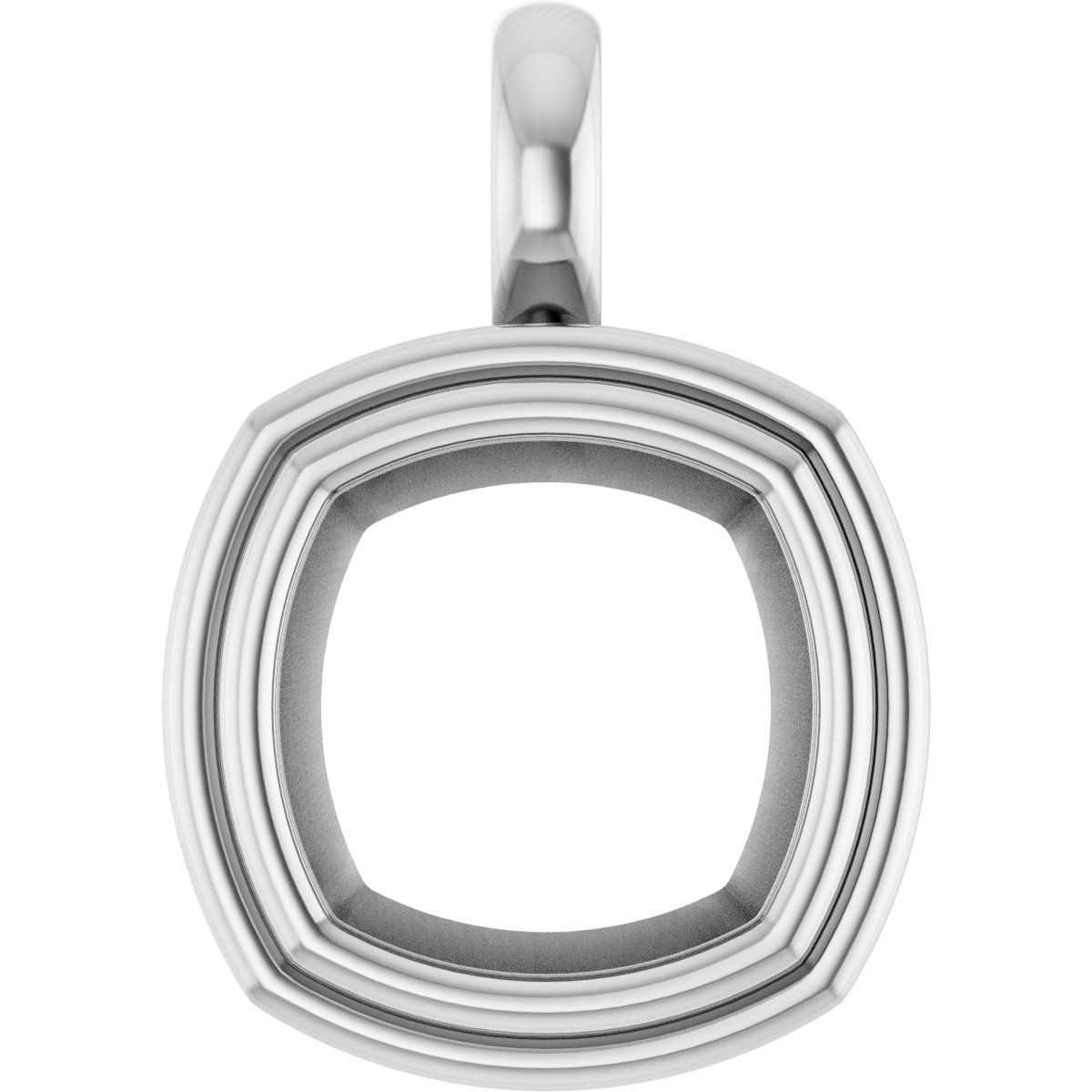 Bezel-Set Solitaire Charm/Pendant