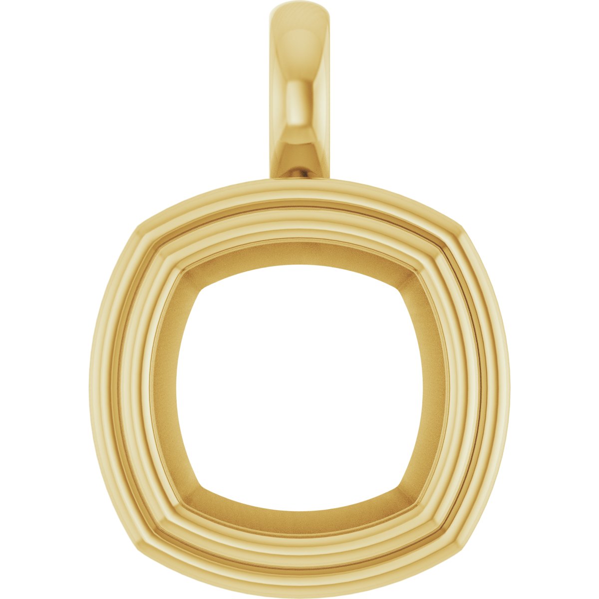 Bezel-Set Solitaire Charm/Pendant