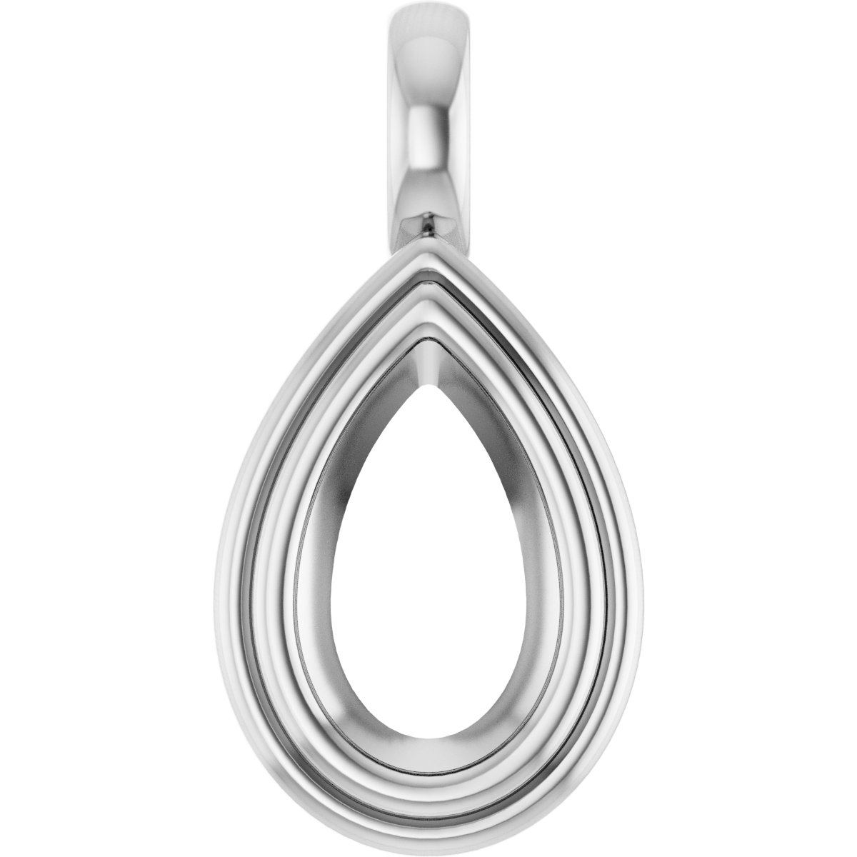Bezel-Set Solitaire Charm/Pendant