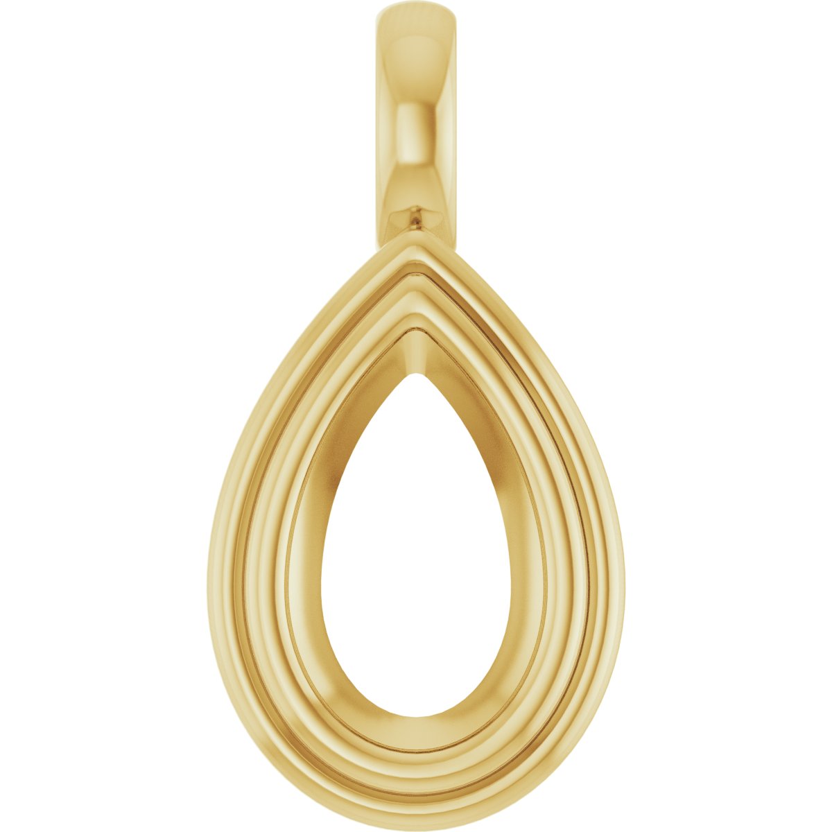 Bezel-Set Solitaire Charm/Pendant