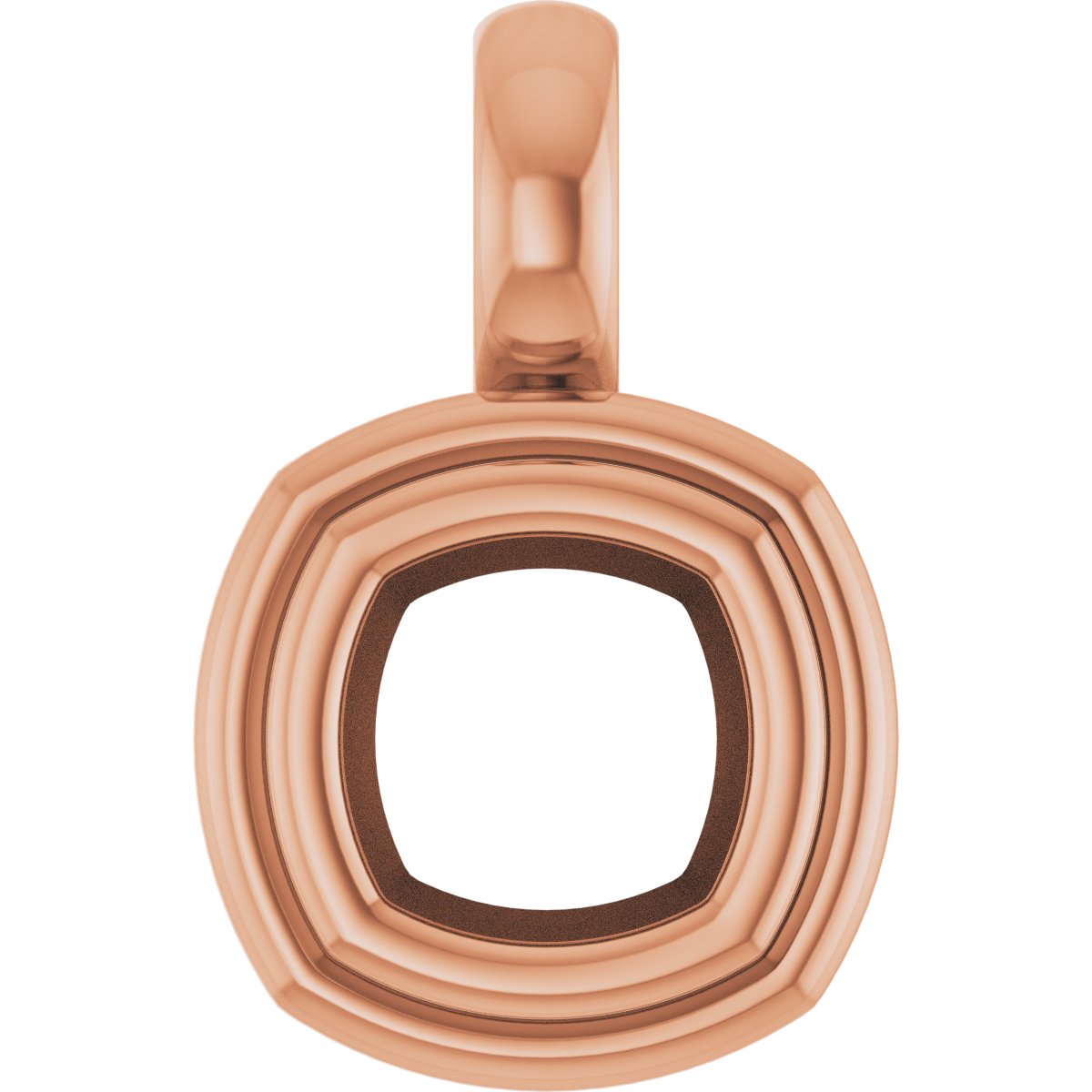 Bezel-Set Solitaire Charm/Pendant