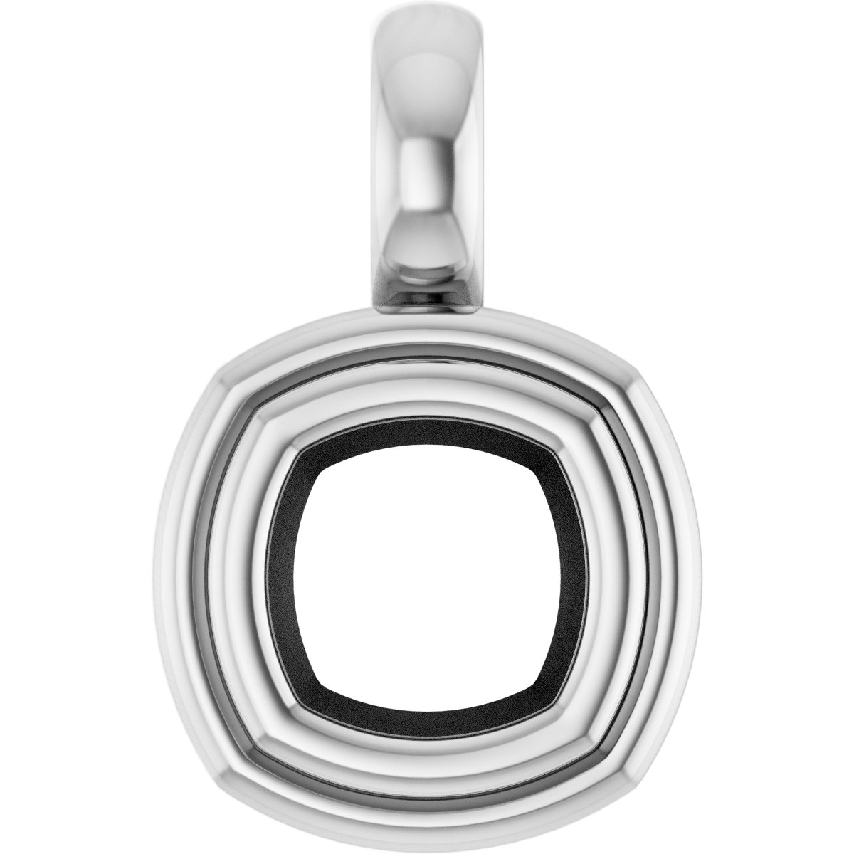 Bezel-Set Solitaire Charm/Pendant