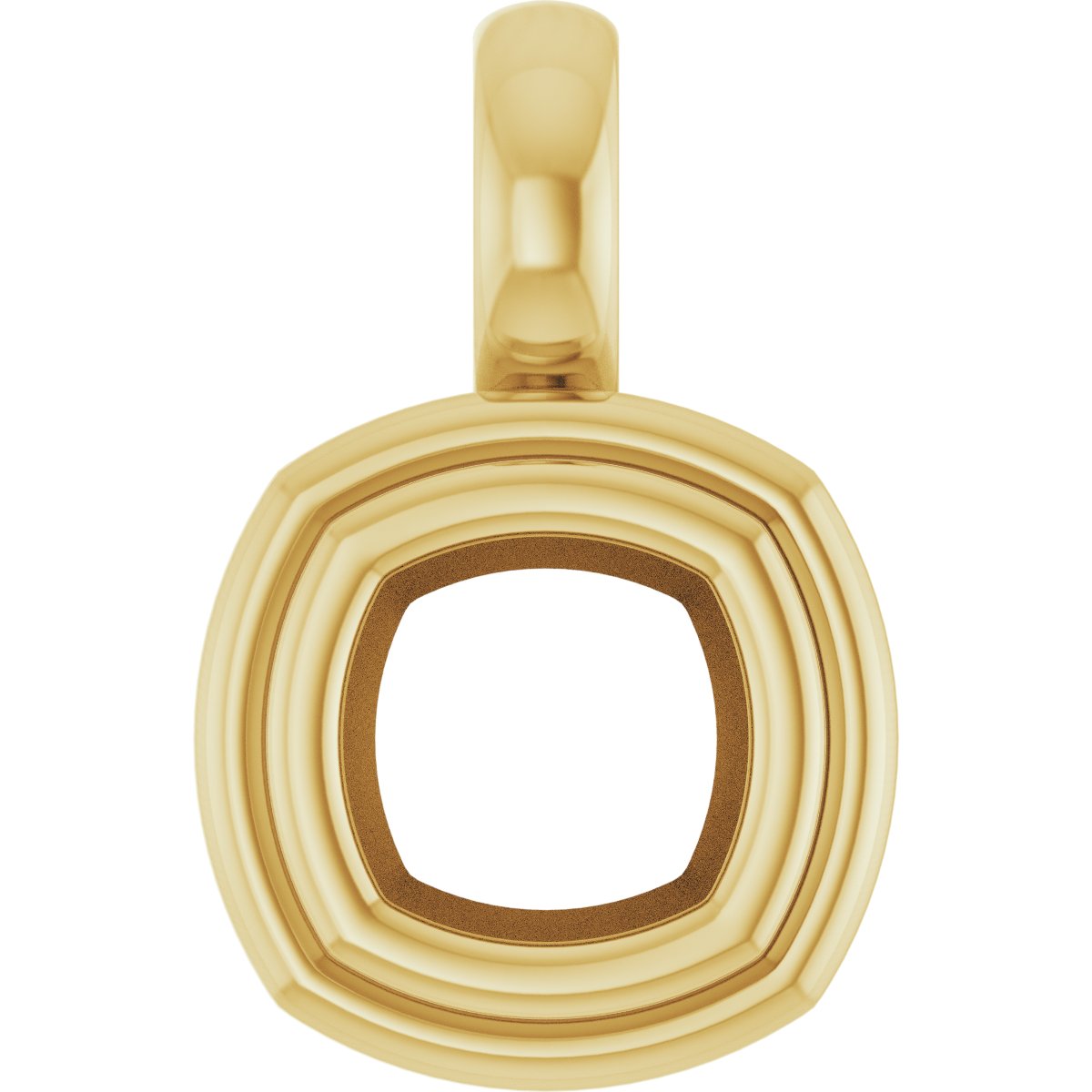Bezel-Set Solitaire Charm/Pendant