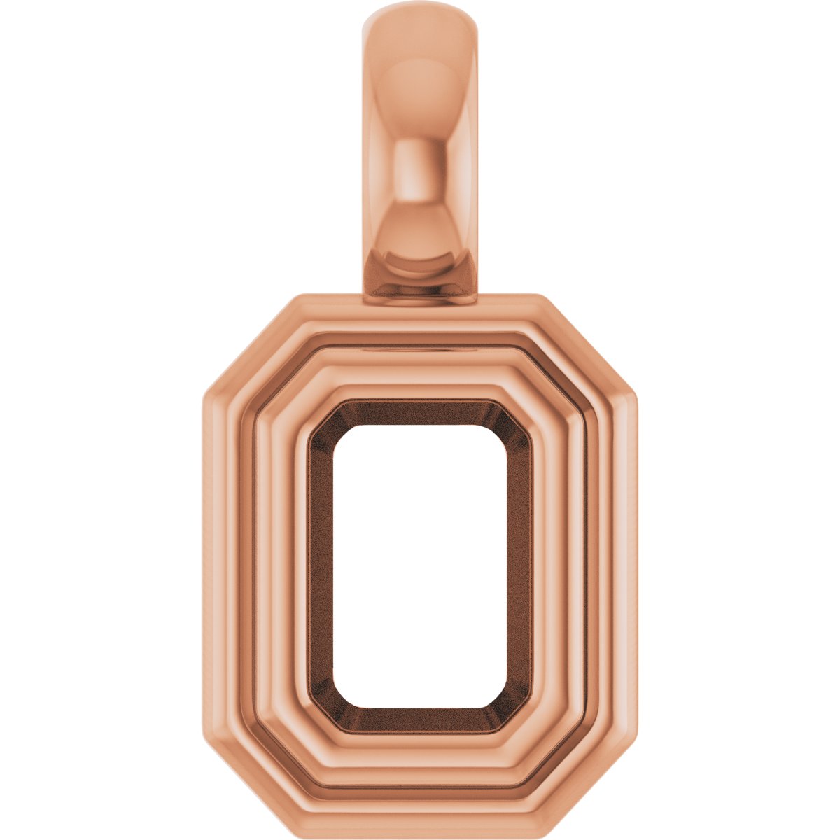 Bezel-Set Solitaire Charm/Pendant