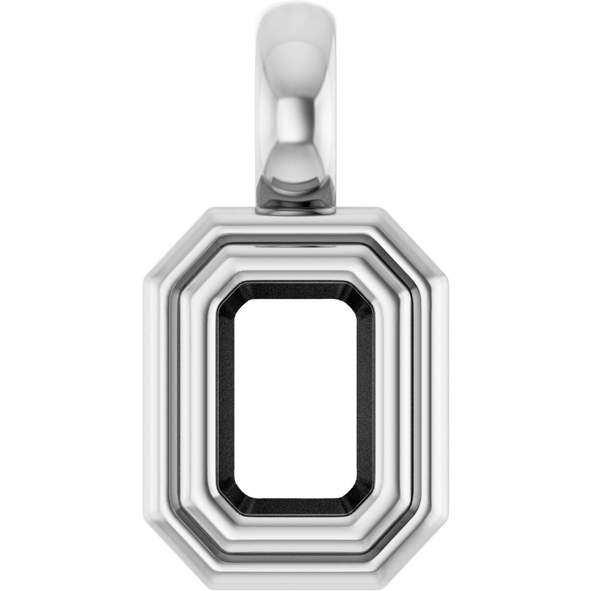 Bezel-Set Solitaire Charm/Pendant