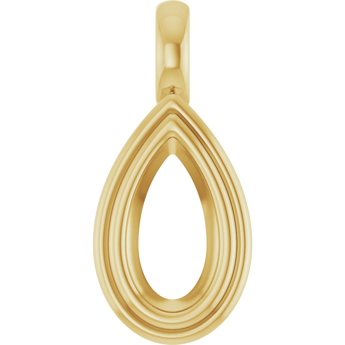 Bezel-Set Solitaire Charm/Pendant