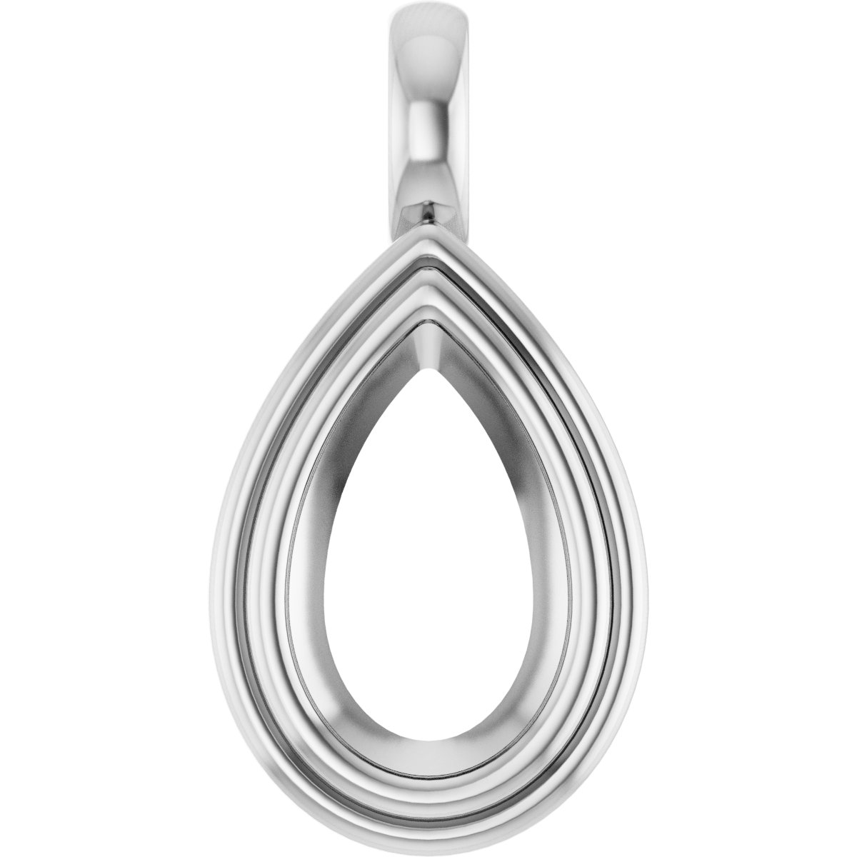 Bezel-Set Solitaire Charm/Pendant