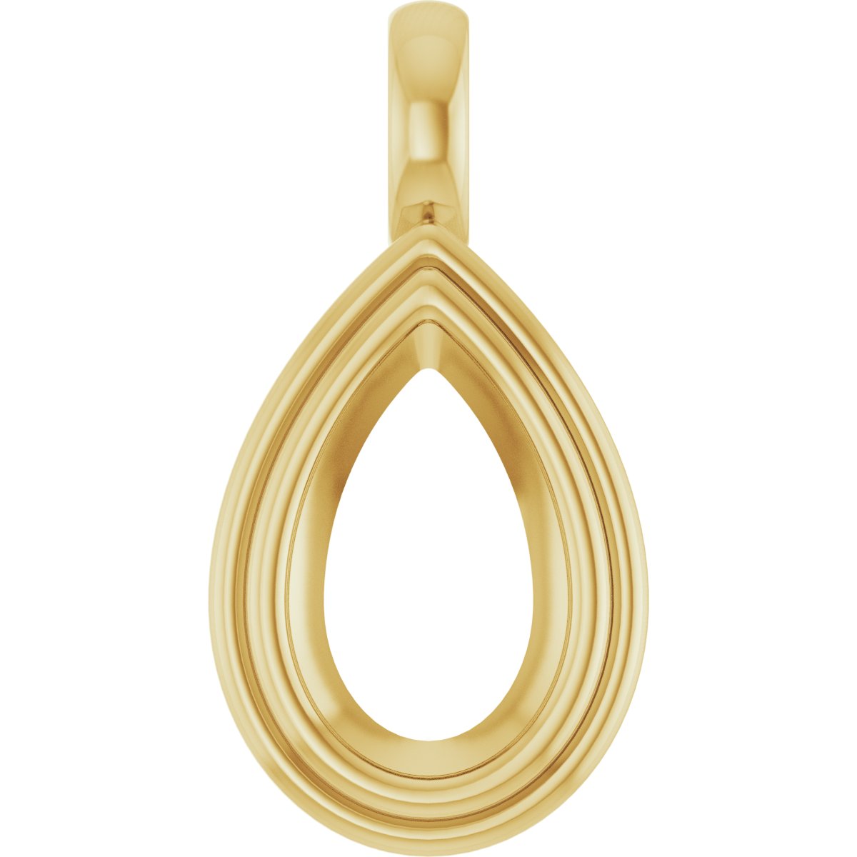 Bezel-Set Solitaire Charm/Pendant