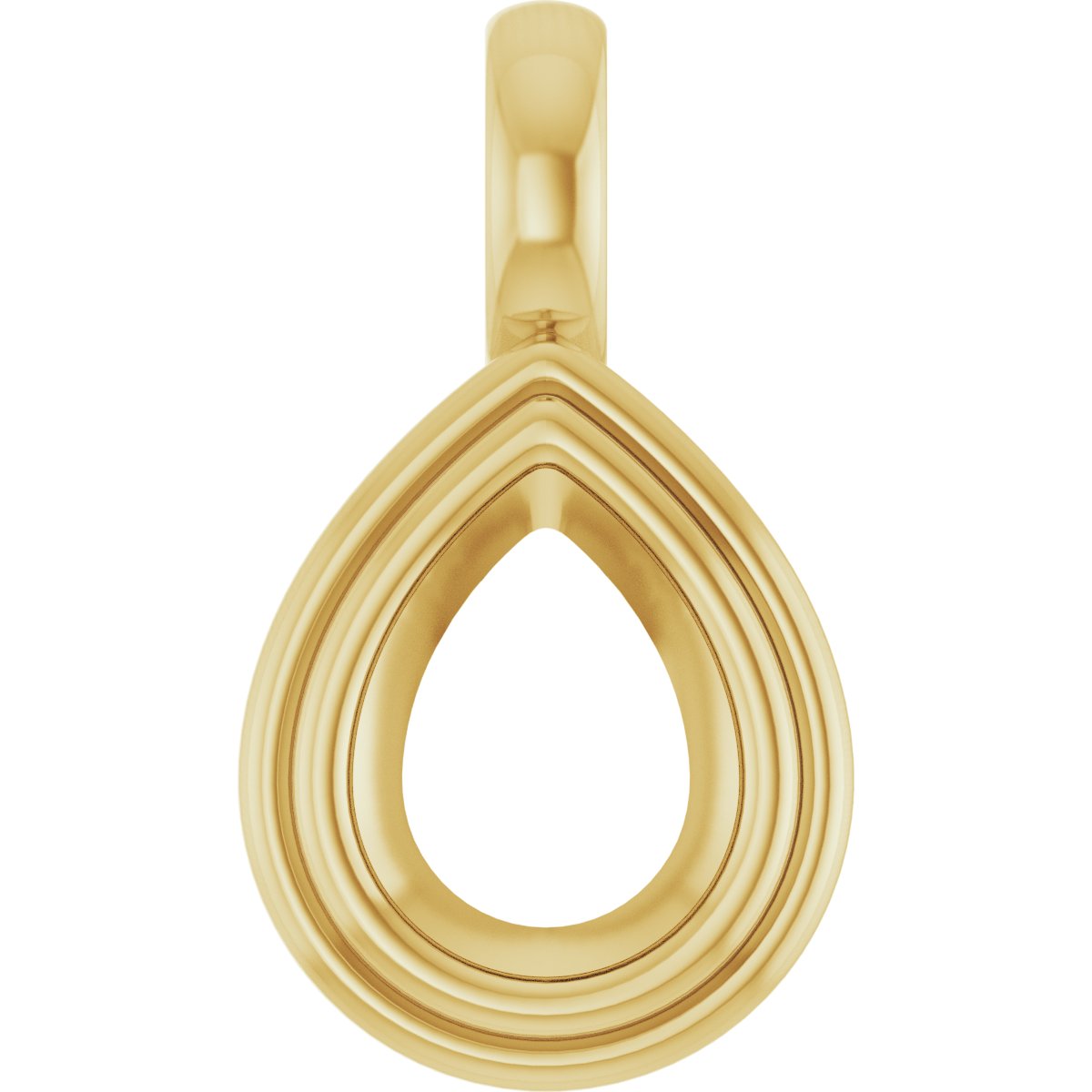 Bezel-Set Solitaire Charm/Pendant