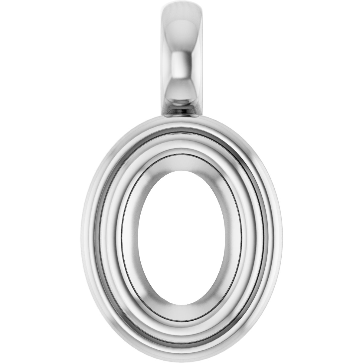 Bezel-Set Solitaire Charm/Pendant