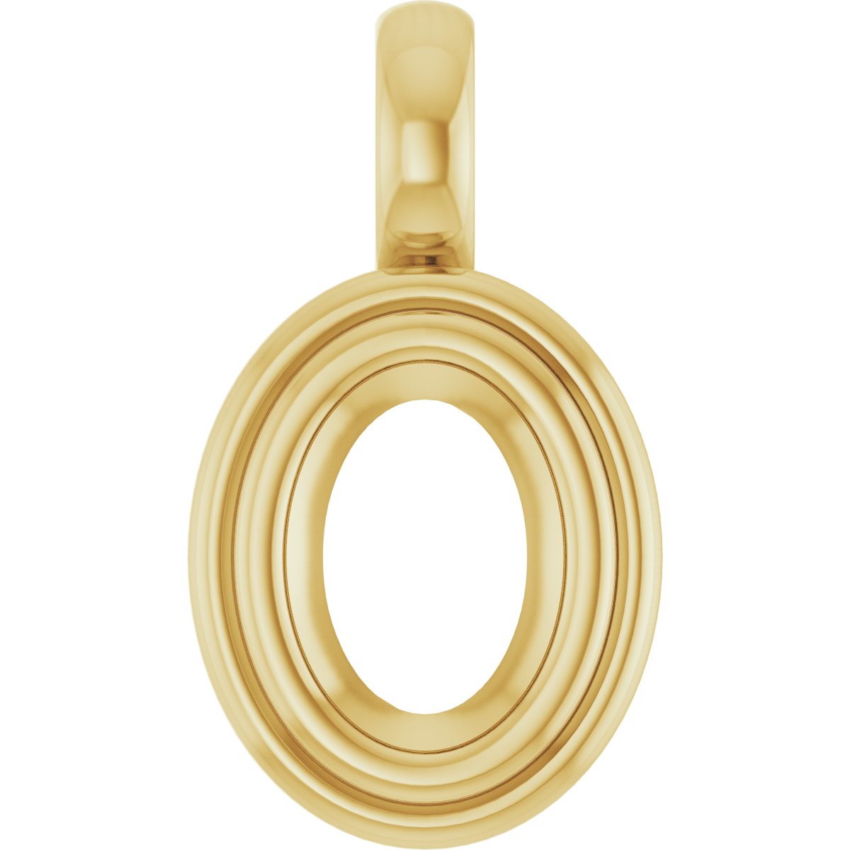 Bezel-Set Solitaire Charm/Pendant