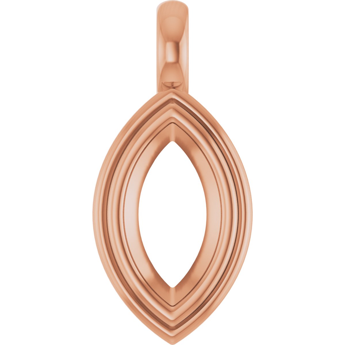 Bezel-Set Solitaire Charm/Pendant