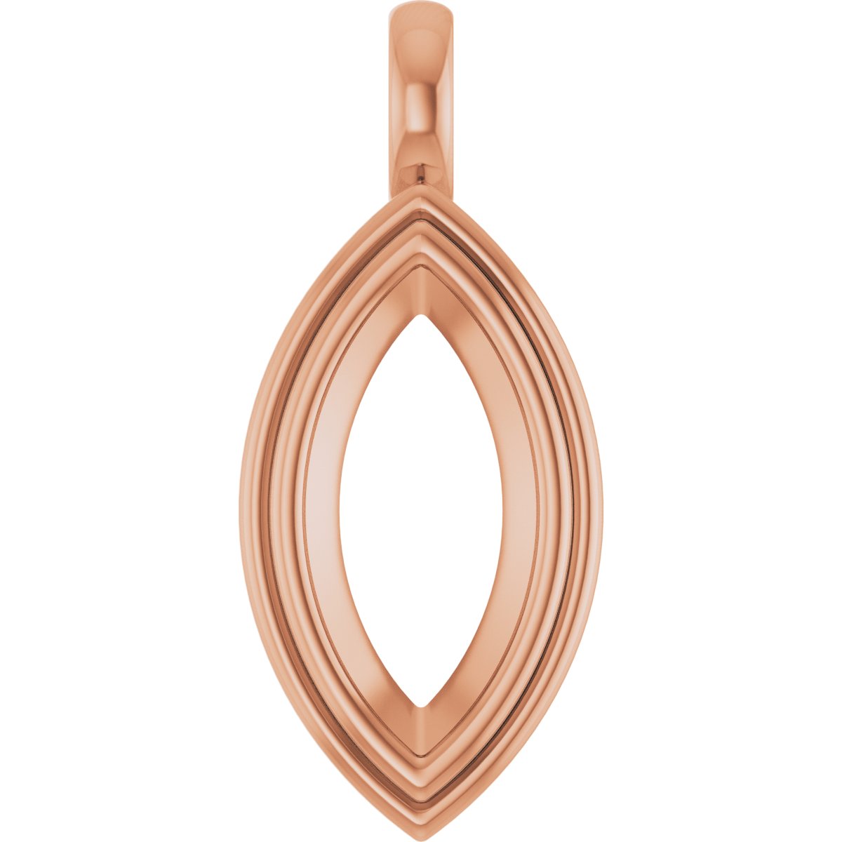 Bezel-Set Solitaire Charm/Pendant