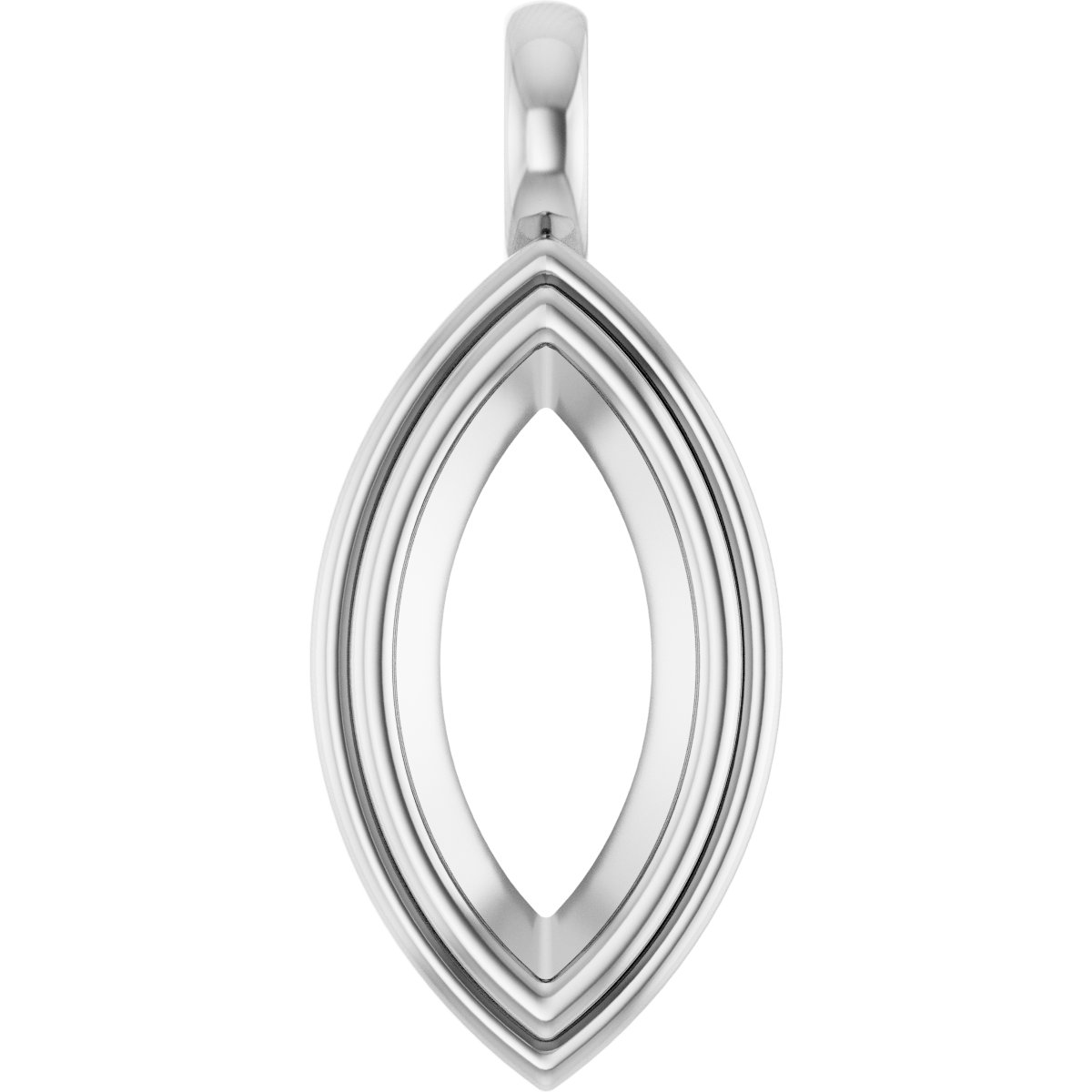 Bezel-Set Solitaire Charm/Pendant