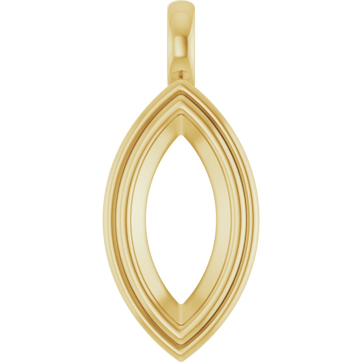 Bezel-Set Solitaire Charm/Pendant