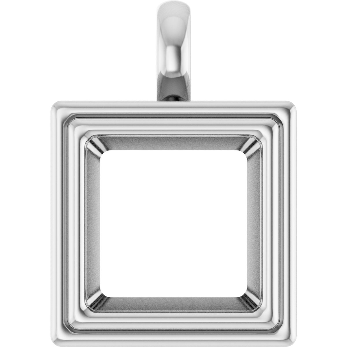 Bezel-Set Solitaire Charm/Pendant