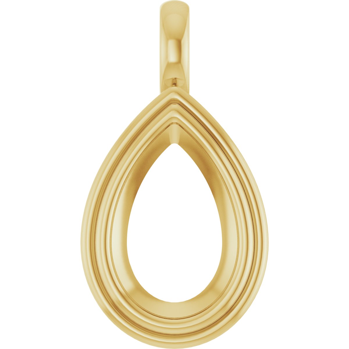 Bezel-Set Solitaire Charm/Pendant