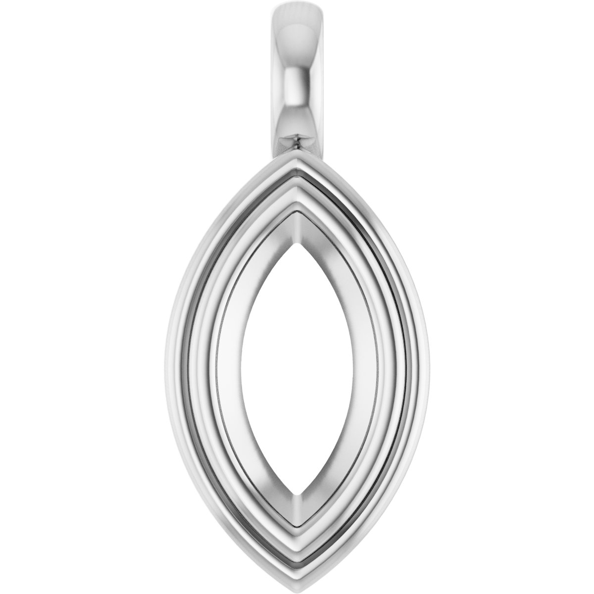 Bezel-Set Solitaire Charm/Pendant
