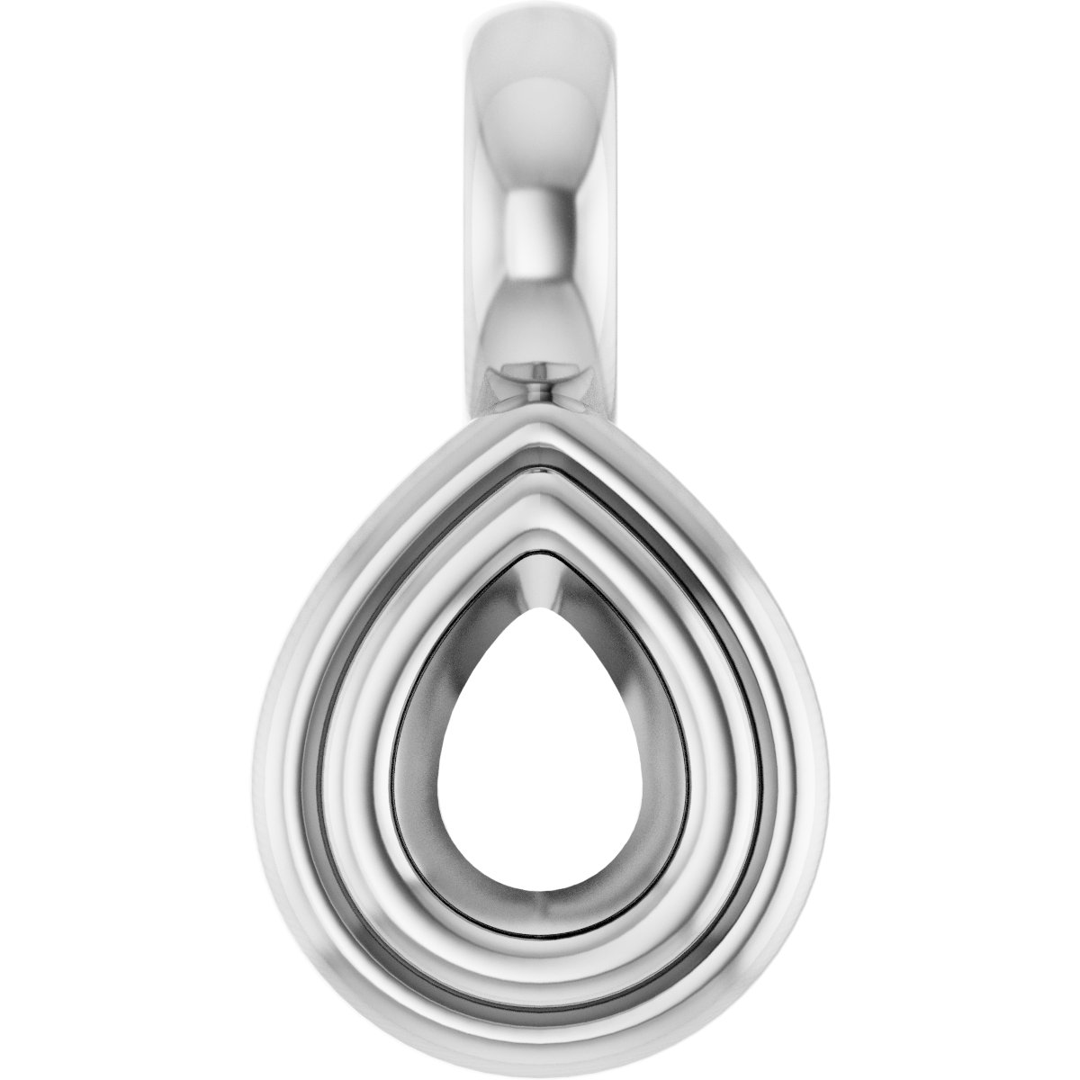 Bezel-Set Solitaire Charm/Pendant
