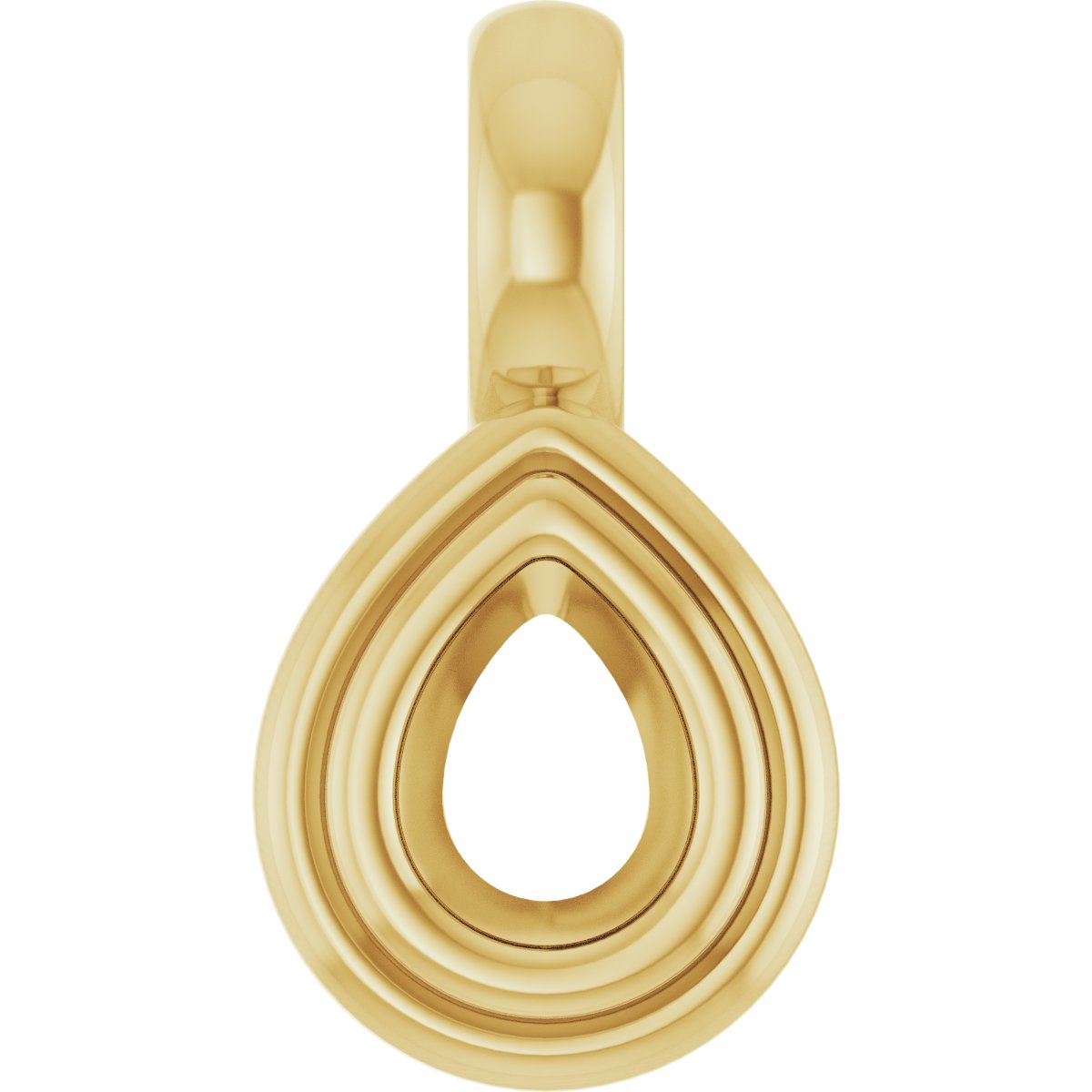Bezel-Set Solitaire Charm/Pendant