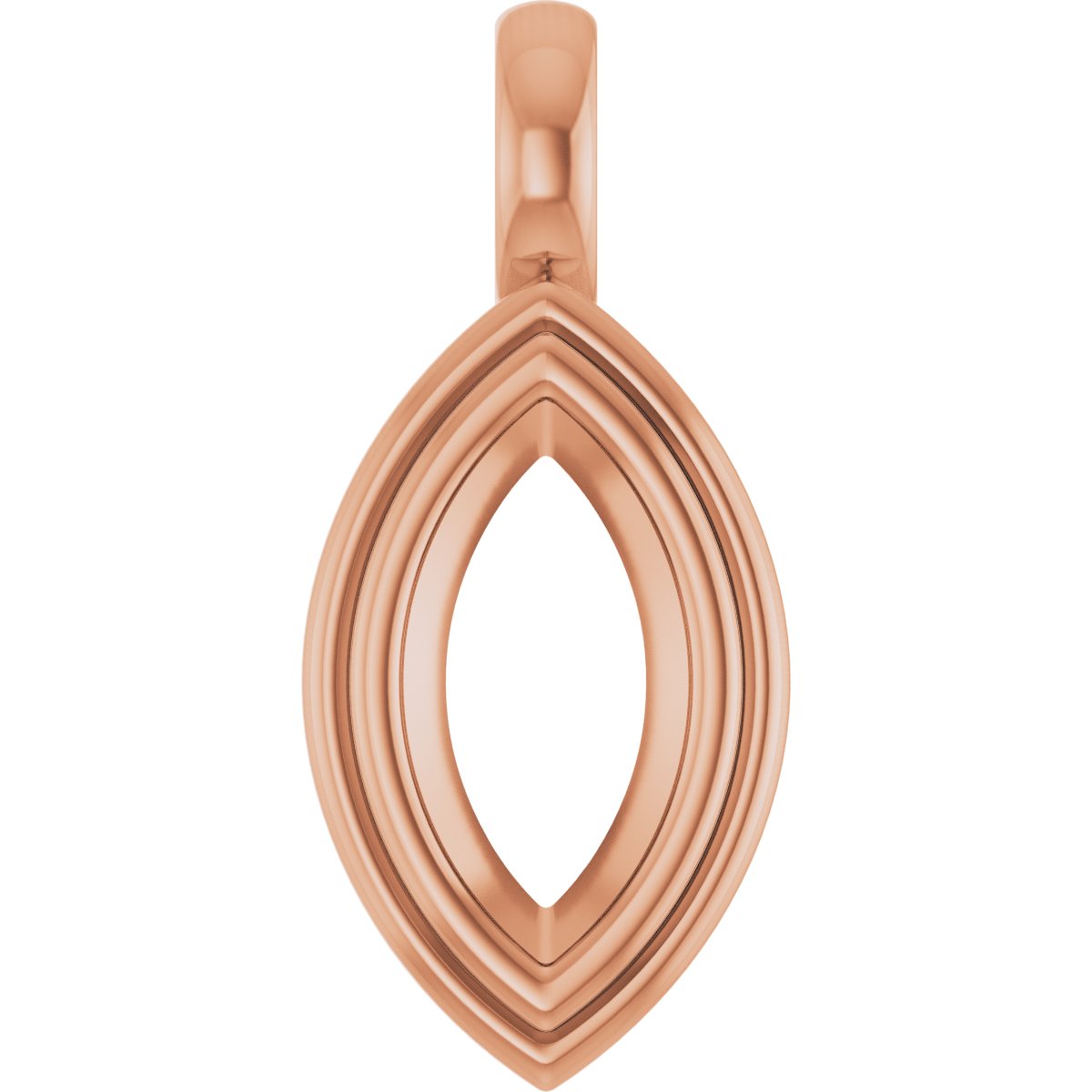 Bezel-Set Solitaire Charm/Pendant