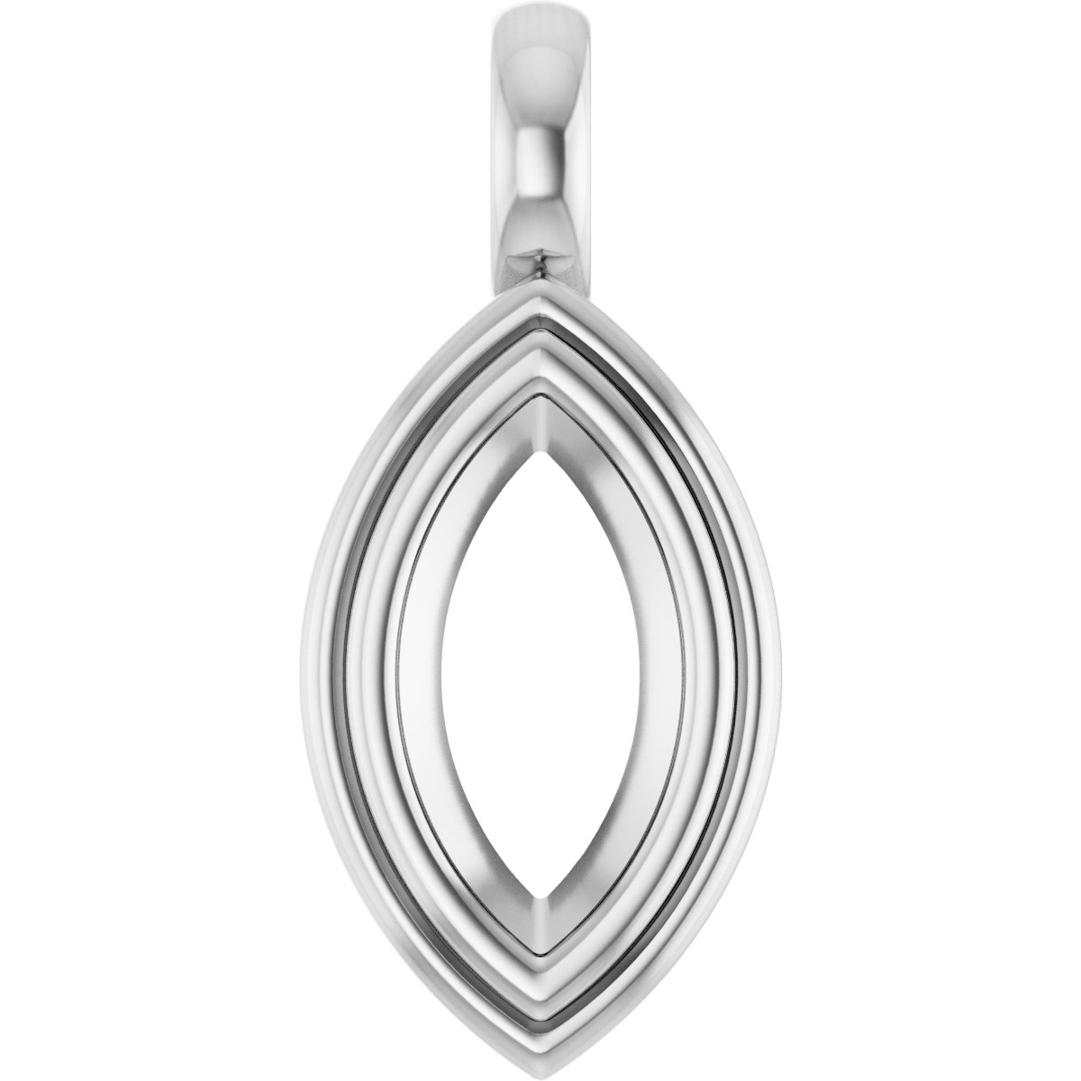 Bezel-Set Solitaire Charm/Pendant