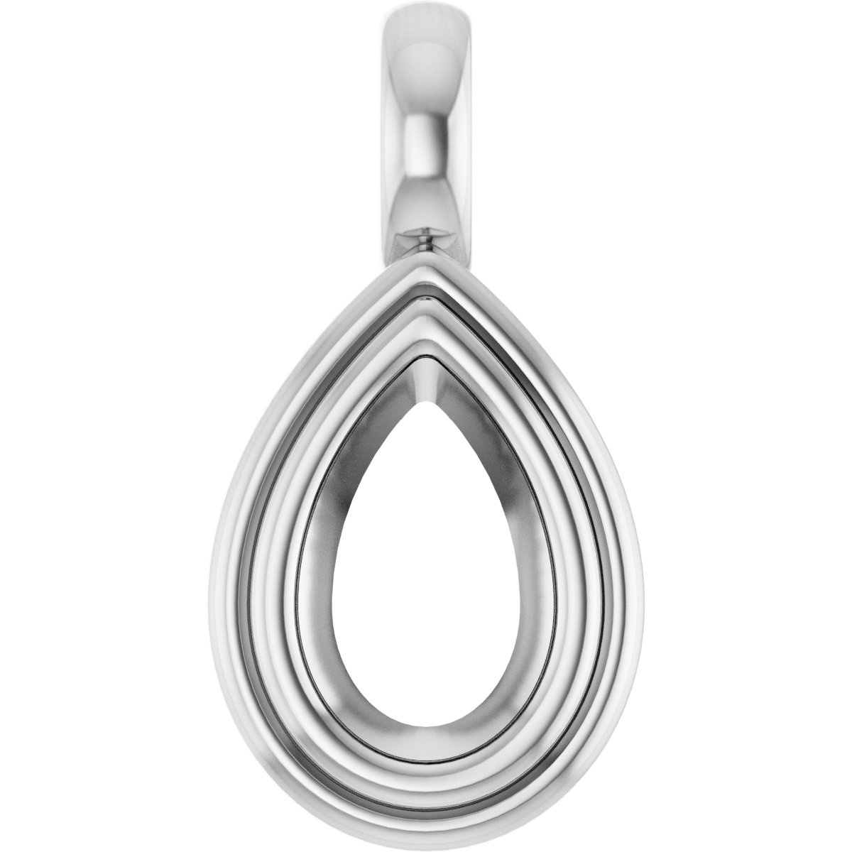 Bezel-Set Solitaire Charm/Pendant