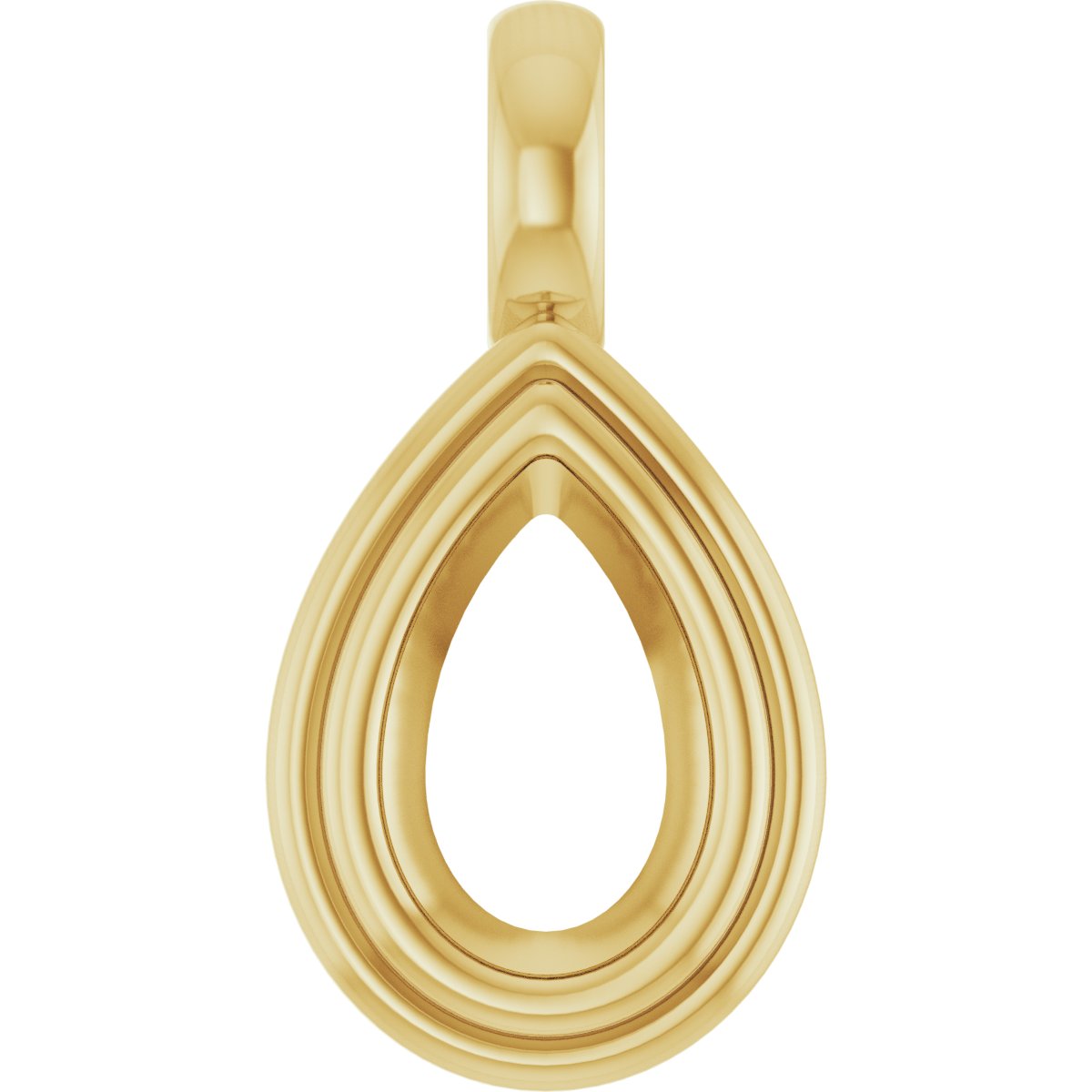 Bezel-Set Solitaire Charm/Pendant